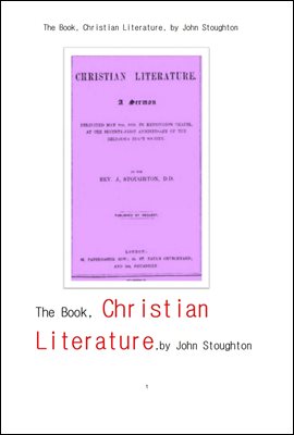 ⵶ ũƼ The Book, Christian Literature, by John Stoughton